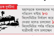 বেপরোয়া গতি কেড়ে নিচ্ছে প্রাণ