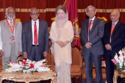 রাষ্ট্রপতির সাথে খালেদা জিয়া ও বিএনপি নেতাদের বৈঠক
