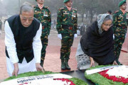 মহান বিজয় দিবসে রাষ্ট্রপতি ও প্রধানমন্ত্রীর শ্রদ্ধা
