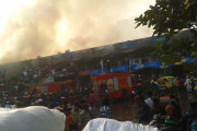গুলশান ১ এর ডিএনসিসি মার্কেটে আগুন