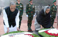 মহান বিজয় দিবসে রাষ্ট্রপতি ও প্রধানমন্ত্রীর শ্রদ্ধা